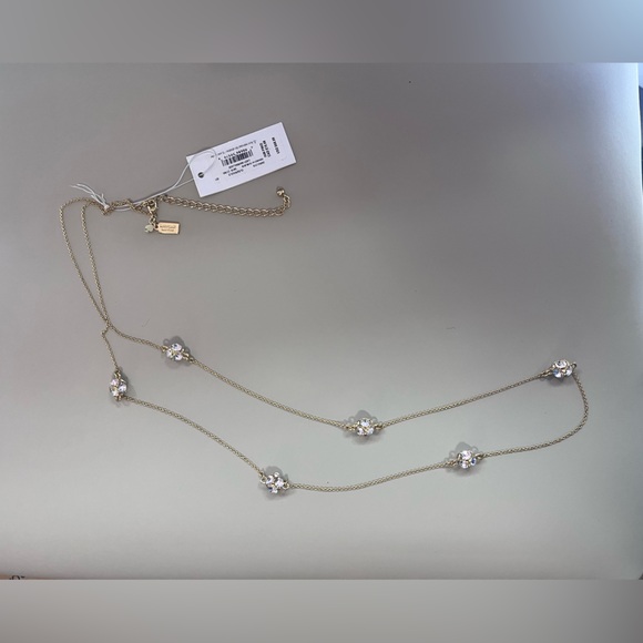 kate spade Jewelry - New With Tags Kate Spade New York crystal station necklace ✨